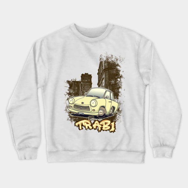 Trabi in Sepia Crewneck Sweatshirt by Andres7B9